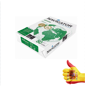 A4 Navigator Papel de copia universal 80gsm 75gsm 70gsm Hojas de bonos de calidad OEM En stock Envío rápido Venta al por mayor Grado Premium - Product Image 2