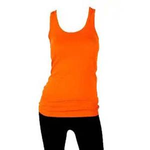 100% algodón ropa de verano gimnasio Fitness Regular Fit Casual todas las tallas algodón/fibra de bambú de talla grande camisetas sin mangas para mujer de Pakistán - Product Image 6