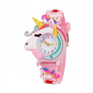 นาฬิกายูนิคอร์นสำหรับเด็ก ทำจากพลาสติกที่ทนทาน - Product Image 1
