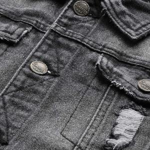 Veste en jean originale de haute qualité, vente en gros de veste en jean avec impression personnalisée, vestes d'hiver fabriquées au Pakistan - Product Image 6