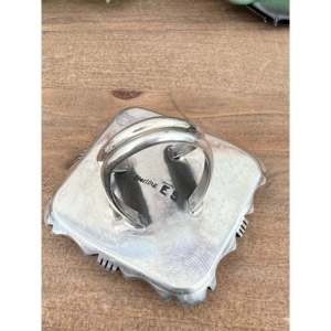 Bague Eddie Secatero Wild Horse & Sterling Silver Cluster, taille 8, avec pierre naturelle sertie clos, bague statement pour usage quotidien - Product Image 3