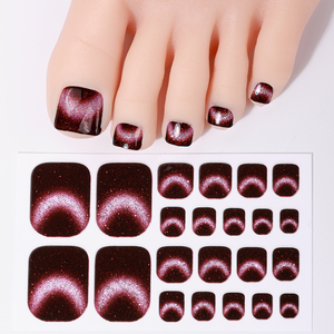 Tiras de esmalte de uñas no tóxicas respetuosas con el medio ambiente de alta calidad de Venta caliente pegatinas de uñas exquisitas - Product Image 5