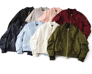 Blouson d'hiver pour hommes avec fermeture éclair, Logo personnalisé, coupe-vent contrasté, Sexy, tendance 2020, vente en gros - Product Image 6