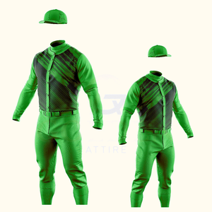 Vente en gros de maillots de baseball personnalisés de haute qualité pour hommes, uniformes de sport, maillots de baseball brodés - Product Image 1