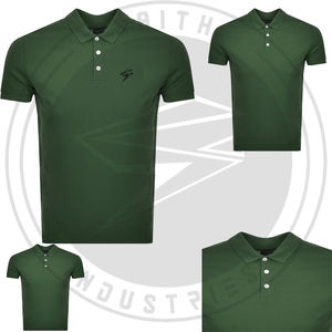 2024 hombres personalizados para Polo camiseta transpirable tejido de punto manga corta cuello alto precio razonable disponible tallas para adultos - Product Image 2