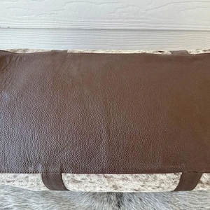 Bolsa de lona de cuero genuino de alta calidad para bolsas de lona de cuero de Color sólido personalizadas de Venta caliente unisex - Product Image 6