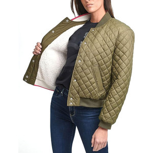 Custom Logo Design <b>Women</b> Bomber <b>Jackets</b> Custom Color <b>Women</b> Bomber <b>Jackets</b> <b>Lightweight</b> <b>Women</b> Bomber <b>Jackets</b> - Product Image 4