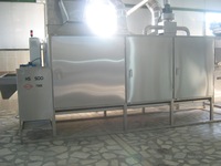 Machine de torréfaction de noix SUISER MAKINE, capacité 500 kg/h, en acier inoxydable, électrique, 33 kW, garantie 2 ans