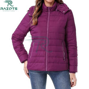 Chaqueta Acolchada de Otoño para Mujer, Transpirable, de Spandex/Algodón, con Cierre de Cremallera Brillante, Estilo Regular, Talla Grande, Impermeable, Ecológica - Product Image 6