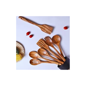 Ustensiles de cuisine écologiques de haute qualité avec logo personnalisé, ensembles d'outils en bois faits à la main, fabricant vietnamien OEM/ODM - Product Image 6