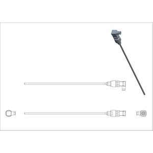 600 Sonda única de grado alimenticio de 47 cm de longitud con conexión de 1/2 \ "para instrumentos de medición de nivel precisos - Product Image 2