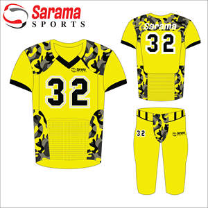 Cheap Custom Sublimation Blank Custom American Football Uniformes Sportswear American Tackle Twill Uniform With OEM, - Product Image 3