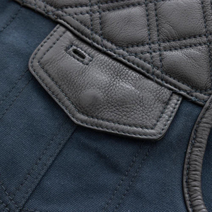 Gilet de moto en toile à ressort Super Rider de haute qualité pour hommes, taille plus, imperméable, réversible - Product Image 4