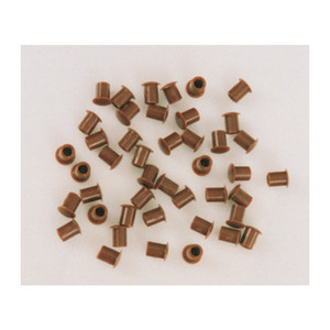 Copriforo in Plastica Mm. 6 Marrone (pz.50) - Product Image 1