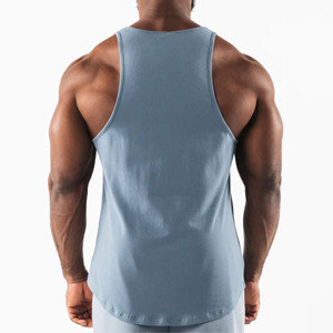 GYM Fitness ropa deportiva chaleco Stringers hombres camisetas sin mangas Original directo fabricado servicio personalizado nueva llegada hombres camiseta sin mangas - Product Image 3