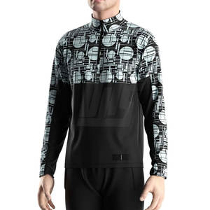 Veste à fermeture éclair sur le côté pour homme, sublimée, respirante, performance, veste à fermeture éclair sur le côté pour homme, sublimée, pour le fitness et les activités de plein air - Product Image 3