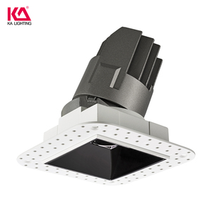 Foco LED Empotrable Cuadrado de Alta Calidad sin Marco, Iluminación Directa, D110x110x108mm, CRI>90, Lente Óptica Intercambiable - Product Image 3
