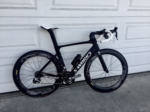 Venge vias Dura Ace Di2 Project jantes Aero noires btakes taille 54cm Mint! - Product Image 6