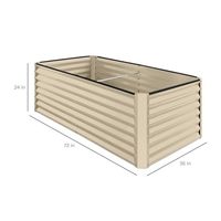 Vente en gros de bacs de jardin surélevés modernes en acier inoxydable, robustes, thermolaqués, pour plantes à racines profondes, grands pots de fleurs personnalisables pour l'intimité