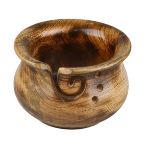 Cuenco de hilo estándar superior, artículo decorativo para el hogar, diseño Vintage, Material de alta PC, madera, Mango, pino, Sheesham, Acacia, teca, haya, único - Product Image 2