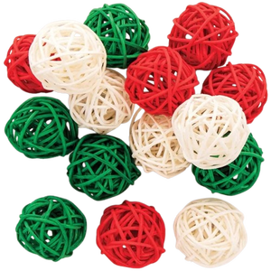 Bola de mimbre Bola de ratán para decoración Hecho en India Vendedor superior Decoración Bolas de Navidad Regalo del Día de la madre - Product Image 4