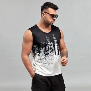 100% Cotton <b>Men</b> <b>Tank</b> <b>Top</b> Lightweight Fabric Perfect For Workout And Daily Summer Style OEM Service High Quality - Product Image 3