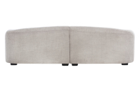 ORRIS LIVING Ensemble de canapés design Malabar, mobilier de luxe rembourré en tissu moderne pour appartement, hôtel, intérieurs haut de gamme