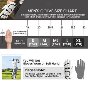 Vente directe d'usine Concevez votre propre logo Gant de golf respirant en cuir souple Sports en peau de mouton durable personnalisée - Product Image 6