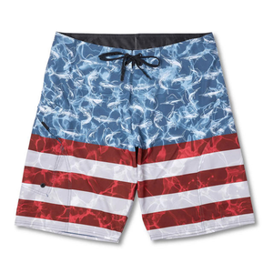 Shorts de bain pour hommes personnalisés par sublimation, shorts de compression, shorts de pêche, shorts de plage, séchage rapide, shorts de surf avec poches - Product Image 1