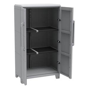 Armario Portátil Modular3 TRANSFORMING de 2 Puertas Abatibles Gris (80cm) KIT de Muebles de Terry - Product Image 2