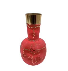 Luxe Or Fini Martelé Fleur Vase Moderne Top Table Impressionnant Église Décoratif Jardin Décoration Pots De Fleurs Vente - Product Image 4