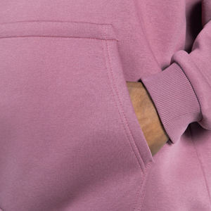 Custom Oversize Pullover Raw Hem 450 Gsm Hombres Invierno Fleece Hoodie Relieve Impresión Gruesa Con Capucha Haus Industries - Product Image 5