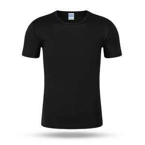 Wholesale <b>High</b> Quality 180g Cotton <b>Tshirt</b> Custom T Shirt Logo Printing Crew <b>Neck</b> Blank Mens T Shirt - Product Image 2