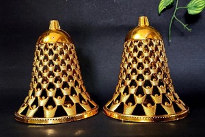 กระดิ่งตกแต่งสีทองขนาด6นิ้วตกแต่งเทศกาลคริสต์มาสตกแต่งงานแต่งงานอินเดียกระดิ่งตกแต่งงานแต่งงานอินเดีย - Product Image 2