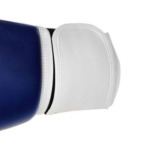 Gants de boxe professionnels neufs OEM, couleur bleu et blanc, logo personnalisé, gants de boxe en cuir, fabrication sur mesure, CP-BG-54 - Product Image 6