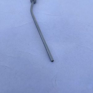 Tube d'aspiration dentaire Frazier 1.5mm pointe en titane coudée oreille nez et gorge tubes neurochirurgicaux dans les commandes en gros - Product Image 3