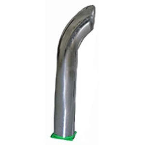 Tuyau d'échappement en chrome / acier inoxydable pour John Deere 24 Tall - 4 OD - Product Image 1