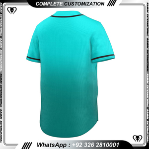 เสื้อเบสบอลขายดีพร้อมโลโก้หมายเลขชื่อและสีที่กำหนดเอง - Product Image 3