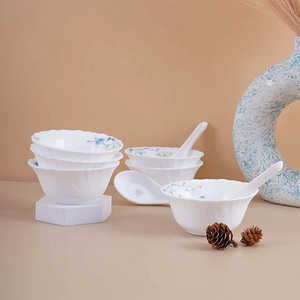 Service de table en porcelaine bleue à motifs floraux, 33 pièces, design classique, écologique, personnalisation pour les services de restauration des hôtels - Product Image 2