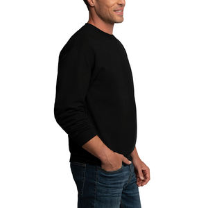 Wholesale OEM Men <b>Sweatshirts</b> Casual Crewneck Pullover Long Sleeve Oversized Cotton <b>Fleece</b> Fashion <b>Sweatshirts</b> Bulk - Product Image 3