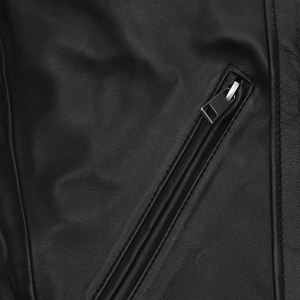 Nuevas chaquetas de cuero genuino para hombre, Material de alta calidad, a prueba de viento e impermeable, chaqueta de invierno de cuero con logotipo personalizado - Product Image 6