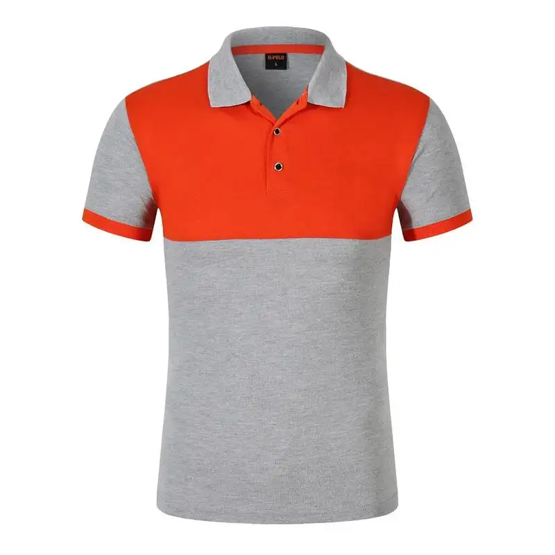 Custom Poloshirts Fit Poloshirts Effen Kleur 100% Katoen Fancy Stof Slanke Heren Jersey Stof Met Korte Mouwen Bedrukt Gebreid