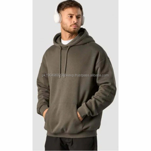 Sweat-shirts à manches longues de haute qualité, couleur personnalisée, solides, pour hommes, surdimensionnés, confortables, bicolores, sweat-shirt à étiquette privée pour adultes - Product Image 1