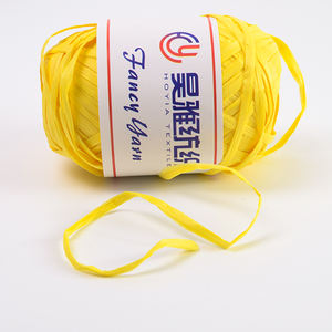 Prêt à expédier PP sot texture couleur vive sur mesure raphia Crochet fil naturel torsion <span class=keywords><strong>corde</strong></span> artisanat ruban fil - Product Image 6