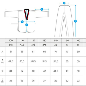 ชุดคาราเต้คอตตอน100% น้ำหนักเบา2025สำหรับผู้ชายชุดศิลปะการต่อสู้ MMA ชุด Jitsu bjitsu BJJ GI โลโก้ออกแบบได้ตามต้องการ - Product Image 6