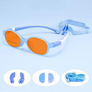 Gafas de Protección Contra la Luz Azul para Niños, Coloridas, ODM OEM, Lentes Naranjas, Color Rojo, Filtro de Luz Azul, Anti Luz Azul - Product Image 2