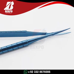 Tijeras Oftálmicas de Aleación de Titanio para Capsulotomía, Ultraligeras, Azules, No Magnéticas, Reutilizables, Herramienta Quirúrgica para Microcirugía Oftálmica - Product Image 5