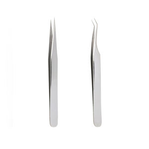 Pinzas de extensión de pestañas multicolores de acero inoxidable, punta recta, herramientas de maquillaje de belleza injertadas - Product Image 6