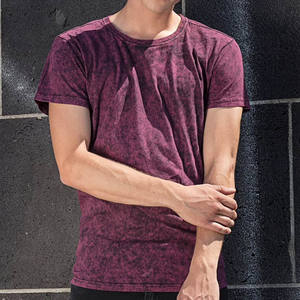 2023 nouveau Design personnaliser T-Shirt 100% coton plaine hommes surdimensionnés lavage à l'acide t-shirts - Product Image 3