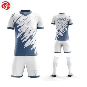 Conjunto de uniforme de entrenamiento de equipo de estilo callejero para adultos, camisetas y camisetas de corte automatizado, ropa de fútbol, camiseta de fútbol - Product Image 1